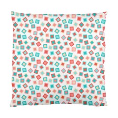 Aqua Coral Standard Cushion Case (one Side) by CuteKingdom