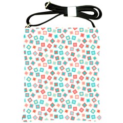 Aqua Coral Shoulder Sling Bag by CuteKingdom