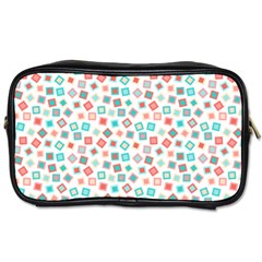 Aqua Coral Toiletries Bag (one Side) by CuteKingdom