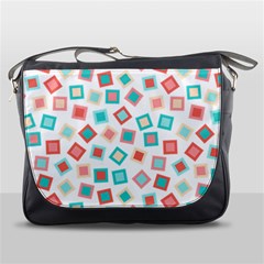 Aqua Coral Messenger Bag by CuteKingdom