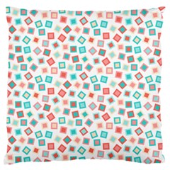 Aqua Coral Standard Flano Cushion Case (two Sides) by CuteKingdom