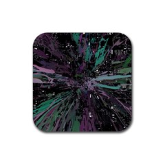 Glitched Out Rubber Coaster (square)  by MRNStudios