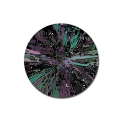 Glitched Out Magnet 3  (round) by MRNStudios