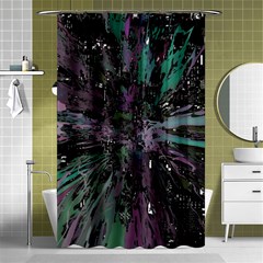 Glitched Out Shower Curtain 48  X 72  (small)  by MRNStudios