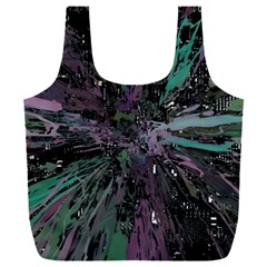 Glitched Out Full Print Recycle Bag (xxxl) by MRNStudios