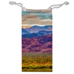 Arid Andean Landscape, La Rioja, Argentina010 Jewelry Bag by dflcprintsclothing