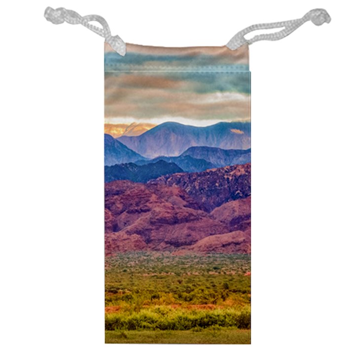 Arid Andean Landscape, La Rioja, Argentina010 Jewelry Bag