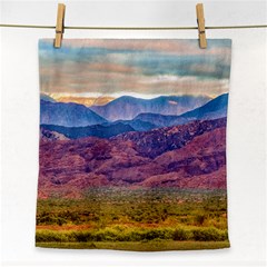 Arid Andean Landscape, La Rioja, Argentina010 Face Towel by dflcprintsclothing