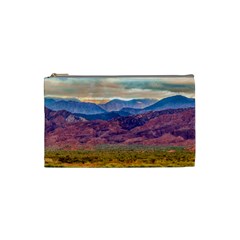 Arid Andean Landscape, La Rioja, Argentina010 Cosmetic Bag (small) by dflcprintsclothing