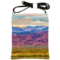 Arid Andean Landscape, La Rioja, Argentina010 Shoulder Sling Bag by dflcprintsclothing