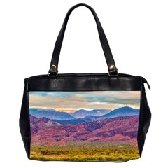 Arid Andean Landscape, La Rioja, Argentina010 Oversize Office Handbag (2 Sides) by dflcprintsclothing