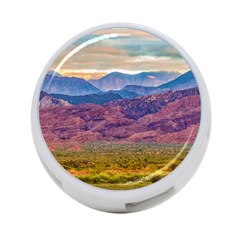 Arid Andean Landscape, La Rioja, Argentina010 4-port Usb Hub (one Side) by dflcprintsclothing