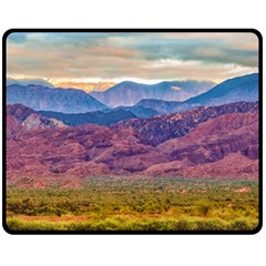 Arid Andean Landscape, La Rioja, Argentina010 Fleece Blanket (medium) 