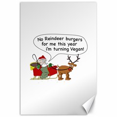 Vegan Santa Canvas 20  X 30  by CuteKingdom