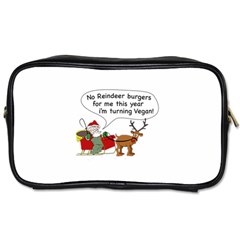 Vegan Santa Toiletries Bag (one Side) by CuteKingdom