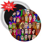 Sisters 3  Magnets (10 pack)  Front