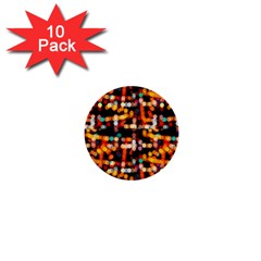 Multicolored Bubbles Print Pattern 1  Mini Buttons (10 Pack)  by dflcprintsclothing