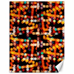 Multicolored Bubbles Print Pattern Canvas 12  X 16  by dflcprintsclothing