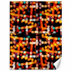 Multicolored Bubbles Print Pattern Canvas 36  X 48  by dflcprintsclothing