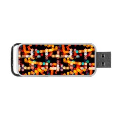 Multicolored Bubbles Print Pattern Portable Usb Flash (two Sides)