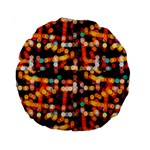 Multicolored Bubbles Print Pattern Standard 15  Premium Round Cushions Front