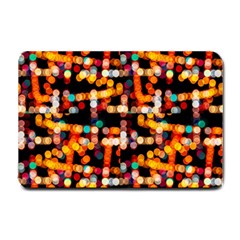 Multicolored Bubbles Print Pattern Small Doormat 