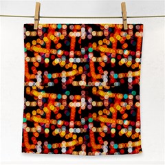 Multicolored Bubbles Print Pattern Face Towel