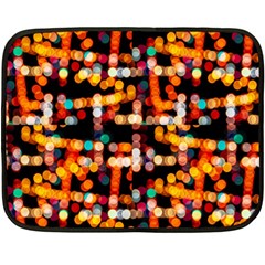 Multicolored Bubbles Print Pattern Fleece Blanket (mini)