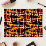 Multicolored Bubbles Print Pattern Cosmetic Bag (XL) Back