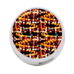 Multicolored Bubbles Print Pattern 4-port Usb Hub (two Sides)