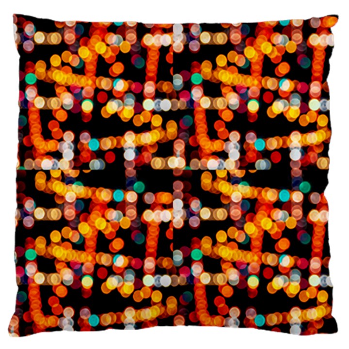 Multicolored Bubbles Print Pattern Standard Flano Cushion Case (One Side)