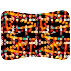 Multicolored Bubbles Print Pattern Velour Seat Head Rest Cushion by dflcprintsclothing