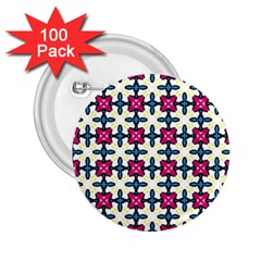 Geometric 2 25  Buttons (100 Pack) 