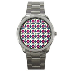 Geometric Sport Metal Watch