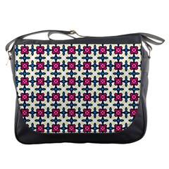 Geometric Messenger Bag