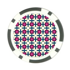 Geometric Poker Chip Card Guard