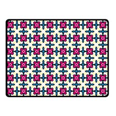 Geometric Double Sided Fleece Blanket (small) 