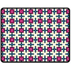 Geometric Double Sided Fleece Blanket (medium) 