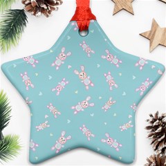 Rabbit  Star Ornament (two Sides)