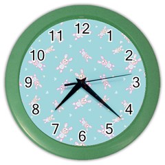 Rabbit  Color Wall Clock