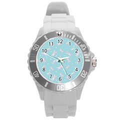 Rabbit  Round Plastic Sport Watch (l)