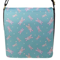 Rabbit  Flap Closure Messenger Bag (s) by SychEva