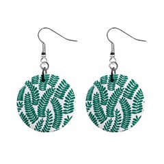 Fern Mini Button Earrings by Chromis