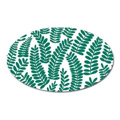 Fern Oval Magnet by Chromis