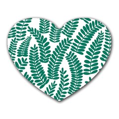 Fern Heart Mousepads by Chromis