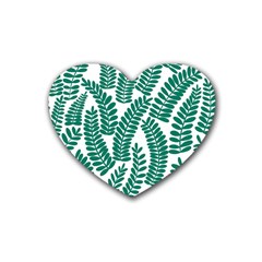 Fern Heart Coaster (4 Pack)  by Chromis