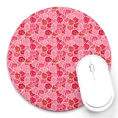 Roses Round Mousepads