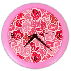 Roses Color Wall Clock by CuteKingdom