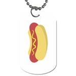 Hotdog Dog Tag (Two Sides) Front