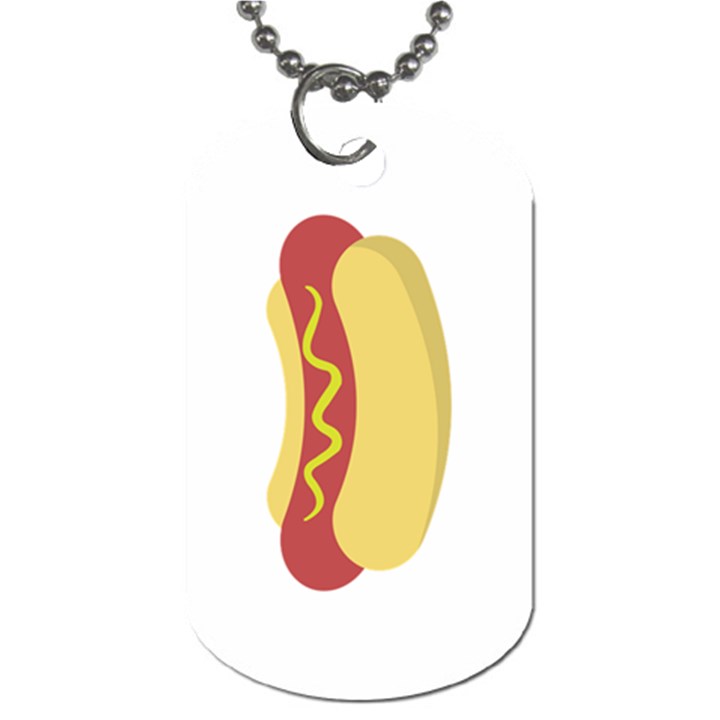 Hotdog Dog Tag (Two Sides)